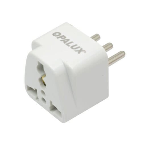 Adaptador Enchufe con Toma Tierra Tipo L OP-603-L OPALUX - Imagen 2
