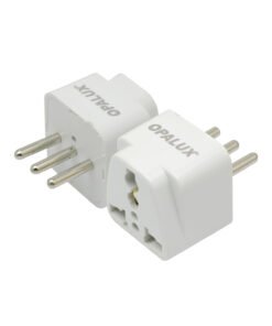 Adaptador Enchufe con Toma Tierra Tipo L OP-603-L OPALUX