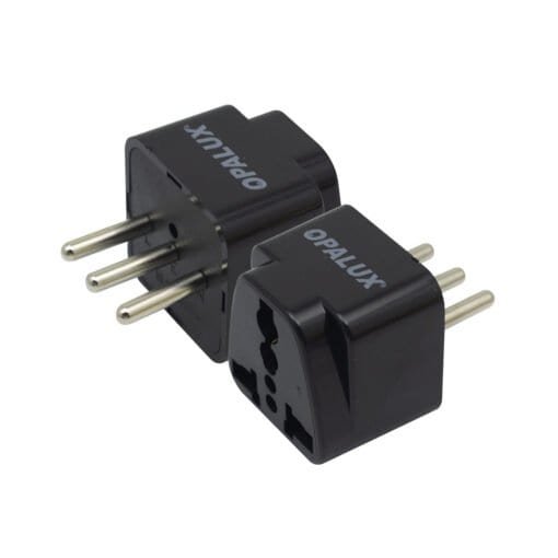 Adaptador Enchufe con Toma Tierra OP-603-LNG OPALUX