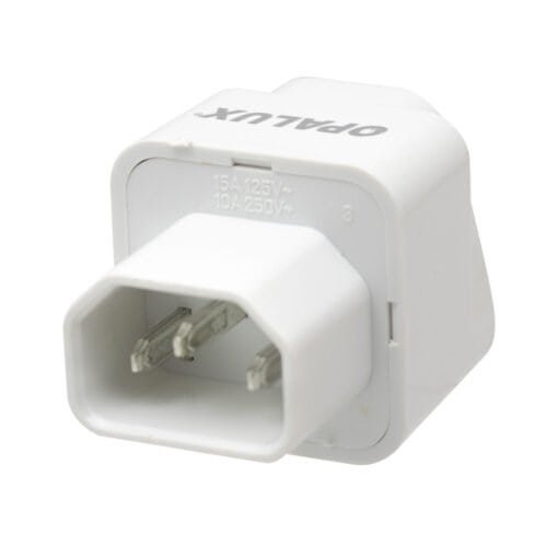 Adaptador Enchufe con Toma Tierra para UPS OP-603-R OPALUX - Imagen 2