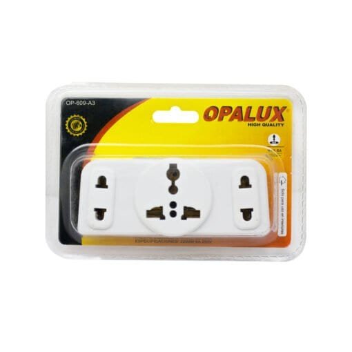 Adaptador Enchufe Triple OP-609-A3 OPALUX - Imagen 5