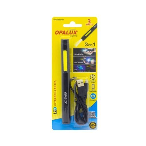 Linterna LED 3 en 1Tipo Lapicero 3W OP-WK001UV OPALUX - Imagen 2