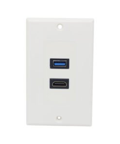 Placa de Pared 1 HDMI y 1 USB 3.0 TM-HDMI/USB FINDER