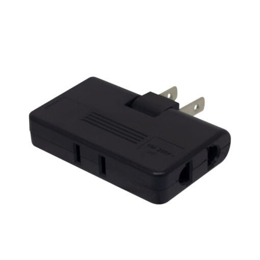 Adaptador Enchufe Triple Giratorio XD-608-FBK OPALUX - Imagen 3
