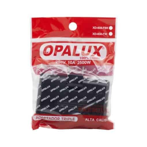 Adaptador Enchufe Triple Giratorio XD-608-FBK OPALUX - Imagen 6