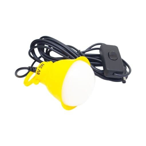 Kit Solar Portátil Linterna Lámpara 3 Focos Panel Solar BT USB MP3 FM OP-9019B OPALUX - Imagen 5