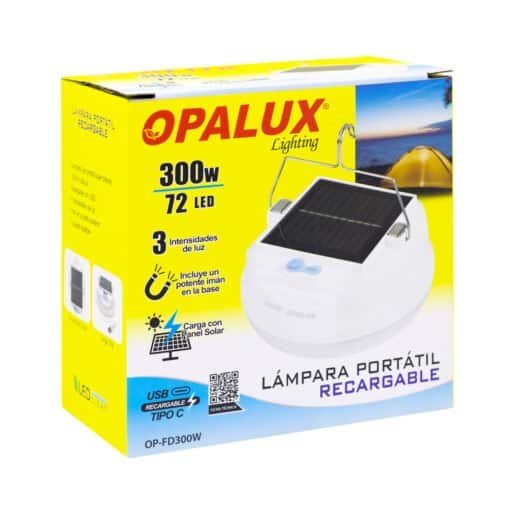 Lámpara Portátil Recargable LED 300W OP-FD300W OPALUX - Imagen 5