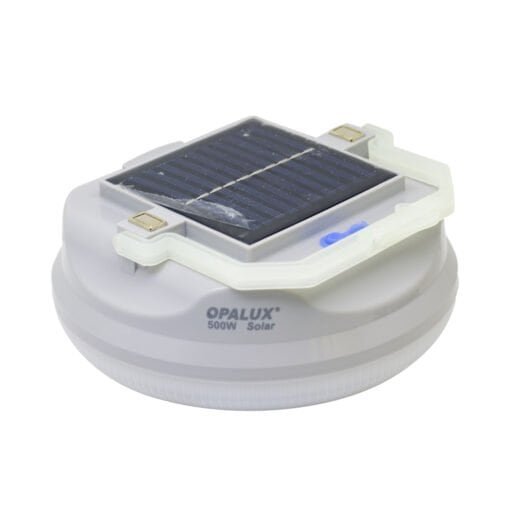 Lámpara Portátil Recargable con Panel Solar 500W OP-FD500W OPALUX - Imagen 2