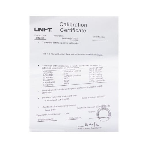 Pinza Amperimétrica 1000A AC UT205B UNI-T - Imagen 8