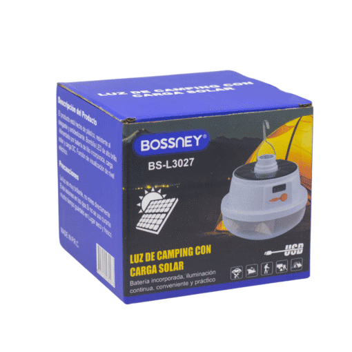 Luz De Camping Con Carga Solar BS-L3027 BOSNEYY - Imagen 7