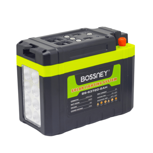 Kit Suministro de Energía LED y Panel Solar BS-S3720-8AH BOSSNEY - Imagen 4