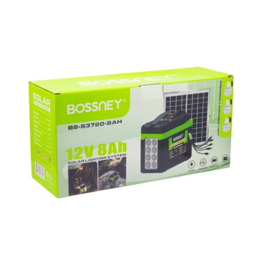 Kit Suministro de Energía LED y Panel Solar BS-S3720-8AH BOSSNEY - Imagen 8