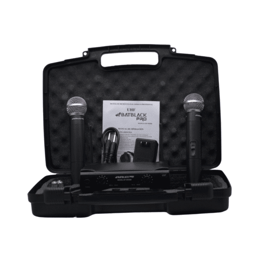 Micrófono Profesional Inalámbrico Doble UHD BT-M559B BATBLACK - Imagen 2