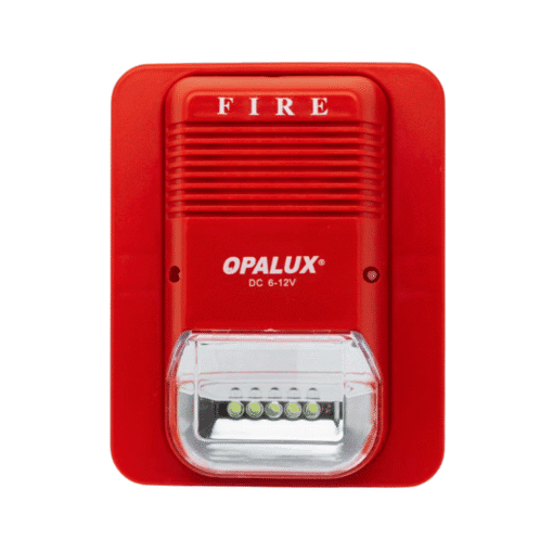 Sirena Con Estrobo Rojo Led 6v-24v GL-15 OPALUX - Imagen 3
