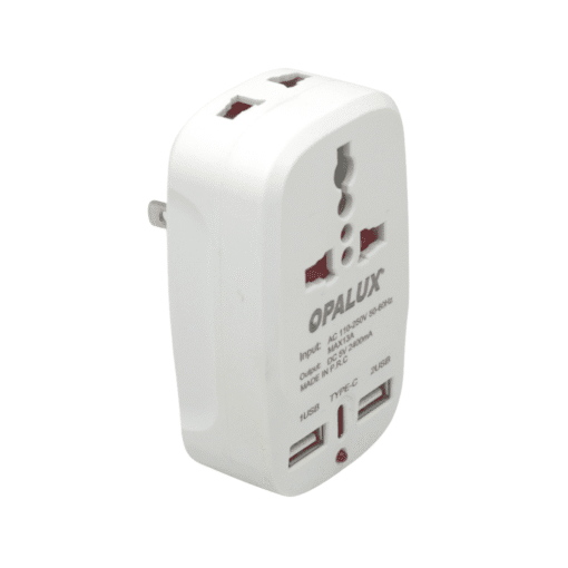 Adaptador Múltiple 2 Entradas Tipo A + 1 Tipo C OP-823AC OPALUX - Imagen 4