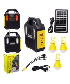 Kit Solar Portátil C/ Linterna 6W OP-9028B OPALUX