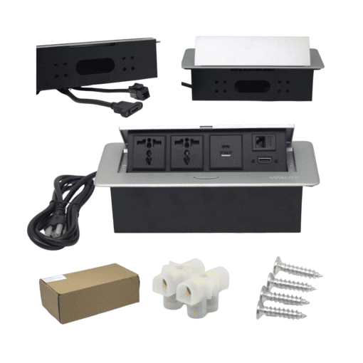 Tomacorriente Para Mueble o Escritorio OP-UTS4DG OPALUX