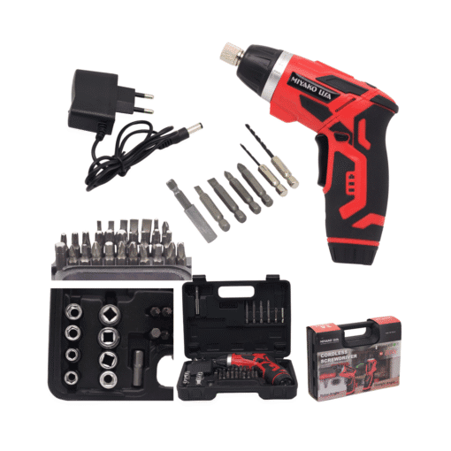 Set De Atornillador Inalámbrico Con Perilleros 45 En 1 CSD-P45N1 MIYAKO USA