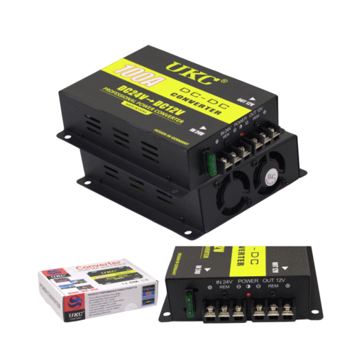 Reductor de Voltaje de 24VDC a 12VDC 100A-2400W DDC-100A UKC