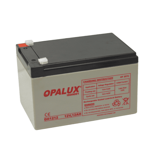 Batería Seca de Plomo-Ácido Sellada Recargable DH-1212 OPALUX - Imagen 2