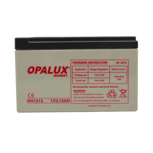 Batería Seca de Plomo-Ácido Sellada Recargable DH-1212 OPALUX - Imagen 3