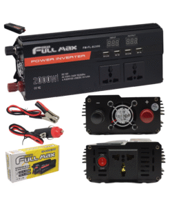 Inversor de Onda Modificada 2000W con 4 Puertos USB 5VDC 6.8A FM-FL-B2000 HIGH FULL MAX