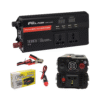 Inversor de Onda Modificada 1000W con 4 Puertos USB 5VDC 6.8A HFM-FL-B1000 HIGH FULL MAX