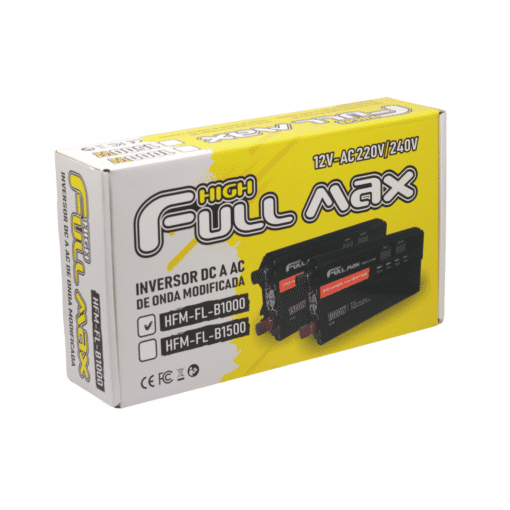 Inversor de Onda Modificada 1000W con 4 Puertos USB 5VDC 6.8A HFM-FL-B1000 HIGH FULL MAX - Imagen 9