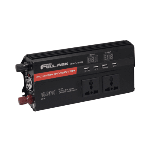 Inversor de Onda Modificada 1500W con 4 Puertos USB 5VDC 6.8A HFM-FL-B1500 HIGH FULL MAX - Imagen 2