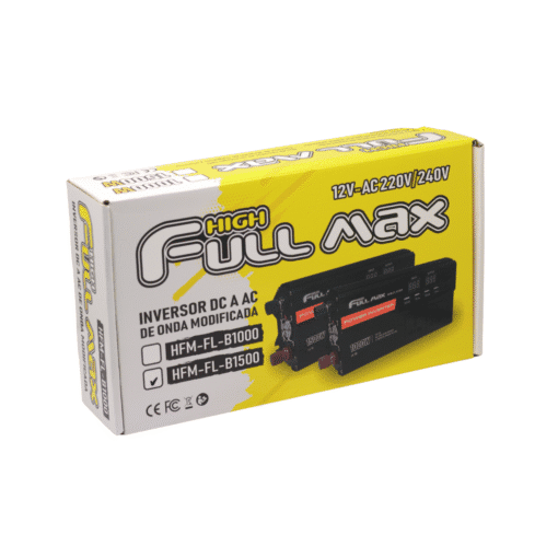 Inversor de Onda Modificada 1500W con 4 Puertos USB 5VDC 6.8A HFM-FL-B1500 HIGH FULL MAX - Imagen 9