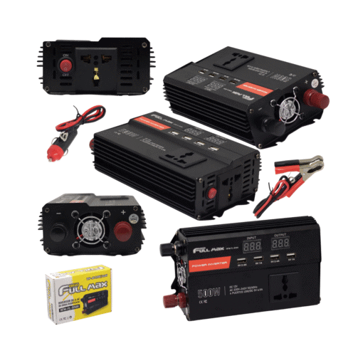 Inversor DC a AC de Onda Modificada 500W USB/5VDC 6.8A HFM-FL-B500 HIGH FULL MAX