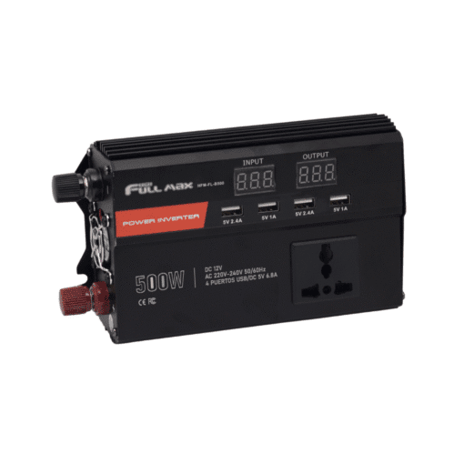 Inversor DC a AC de Onda Modificada 500W USB/5VDC 6.8A HFM-FL-B500 HIGH FULL MAX - Imagen 6