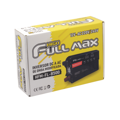 Inversor DC a AC de Onda Modificada 500W USB/5VDC 6.8A HFM-FL-B500 HIGH FULL MAX - Imagen 9