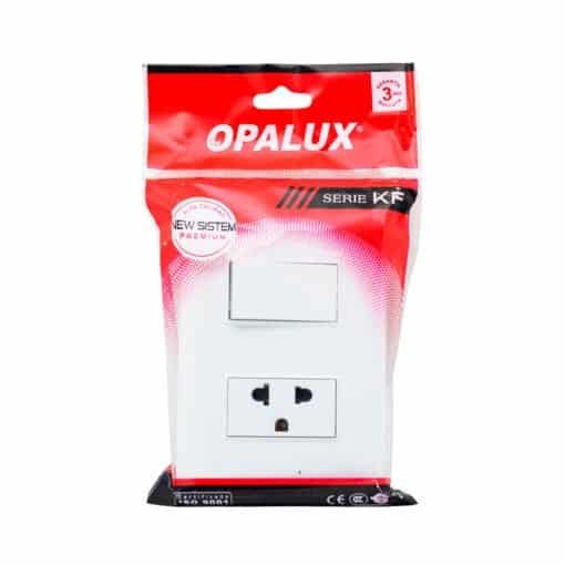 Interruptor y Tomacorriente Universal KF2215 OPALUX - Imagen 3