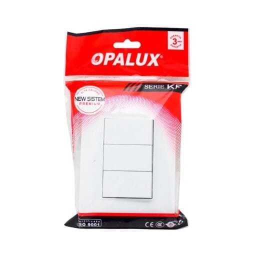 Interruptor Triple Conmutador KF2301-3 OPALUX - Imagen 3