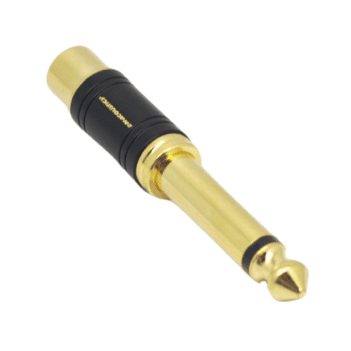 Adaptador RCA a Plug Mono 6.3mm Negro LN-2036-3BK L&N ACOUSTICS - Imagen 3