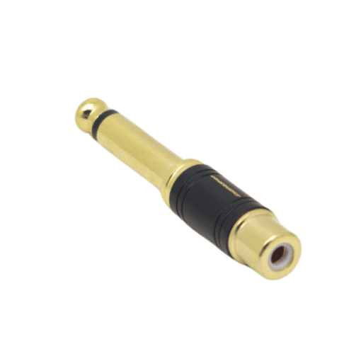 Adaptador RCA a Plug Mono 6.3mm Negro LN-2036-3BK L&N ACOUSTICS - Imagen 4