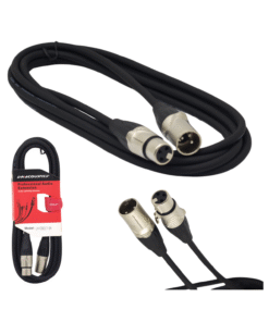 Cable Plug XLR (BK/SL) a Jack XLR (BK/SL) 3M LN-CD8217-3M L&N-ACOUSTICS