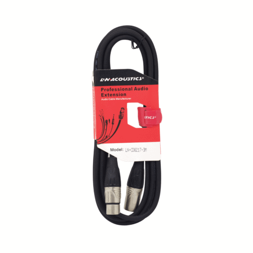 Cable Plug XLR (BK/SL) a Jack XLR (BK/SL) 3M LN-CD8217-3M L&N-ACOUSTICS - Imagen 4