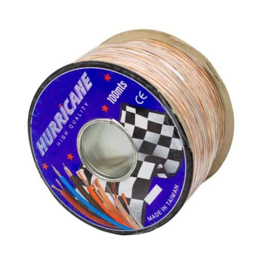 Cable Micrófono Estéreo 4mm 100m Clear Transparente M-2CM-C HURRICANE - Imagen 2
