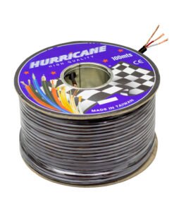 Cable Micrófono Estéreo 4mm 100m Clear Negro M-2CM-CNG HURRICANE