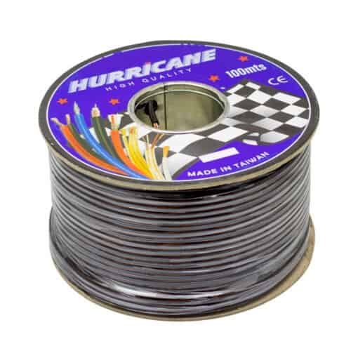 Cable Micrófono Estéreo 4mm 100m Clear Negro M-2CM-CNG HURRICANE - Imagen 2