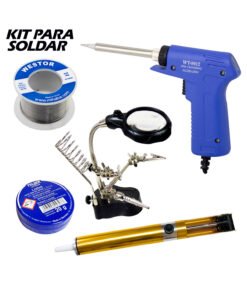 Kit Cautín+Soporte +Succionador +Pasta+Estaño MIHABA-ZZZMK5