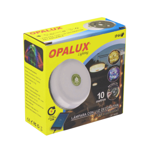 Lámpara 200Lm + Tira De Luz RGB Retráctil 10m OP-4080 OPALUX - Imagen 7