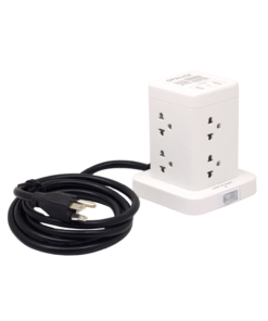 Alternative view of Adaptador Tipo Torre De 8 Tomas + 2 USB Tipo A + 1 Usb Tipo C OP-TW8 OPALUX