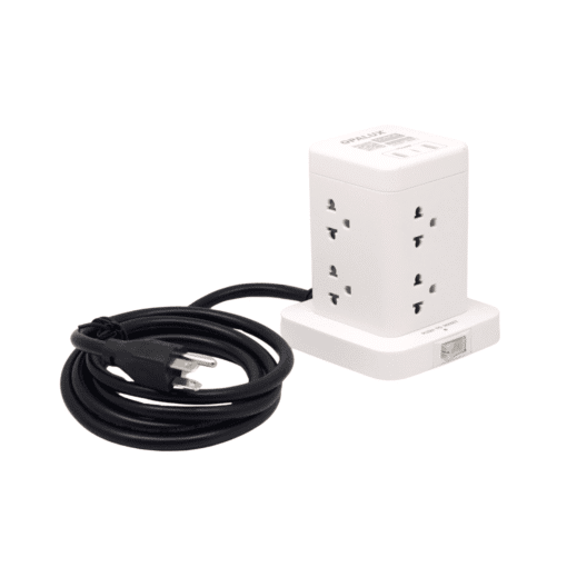 Adaptador Tipo Torre De 8 Tomas + 2 USB Tipo A + 1 Usb Tipo C OP-TW8 OPALUX - Imagen 2