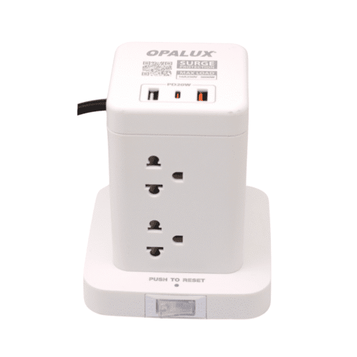 Adaptador Tipo Torre De 8 Tomas + 2 USB Tipo A + 1 Usb Tipo C OP-TW8 OPALUX - Imagen 4