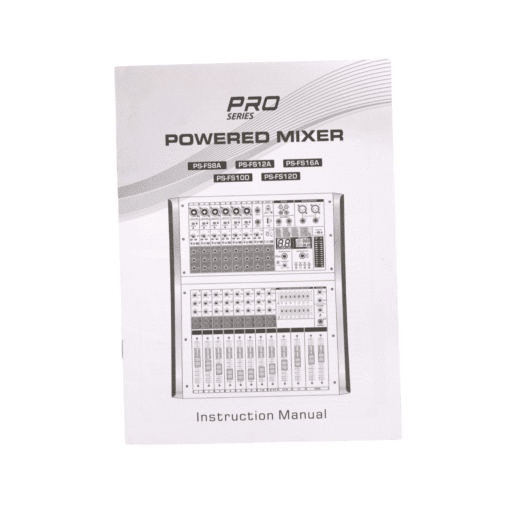 Consola Profesional Amplificada de Audio 8 Canales 2000W PS-FS8A PRO SERIES - Imagen 6