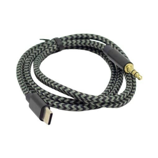 Adaptador Tipo-C a Jack/Plug 3.5mm 1 metro RE-YP004 RECRSI