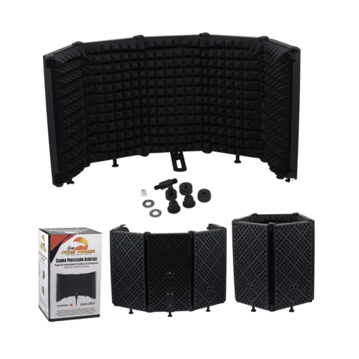 Cabina de Proteccion Acustica con 5 Paneles Plegables W-5 FREE POWER